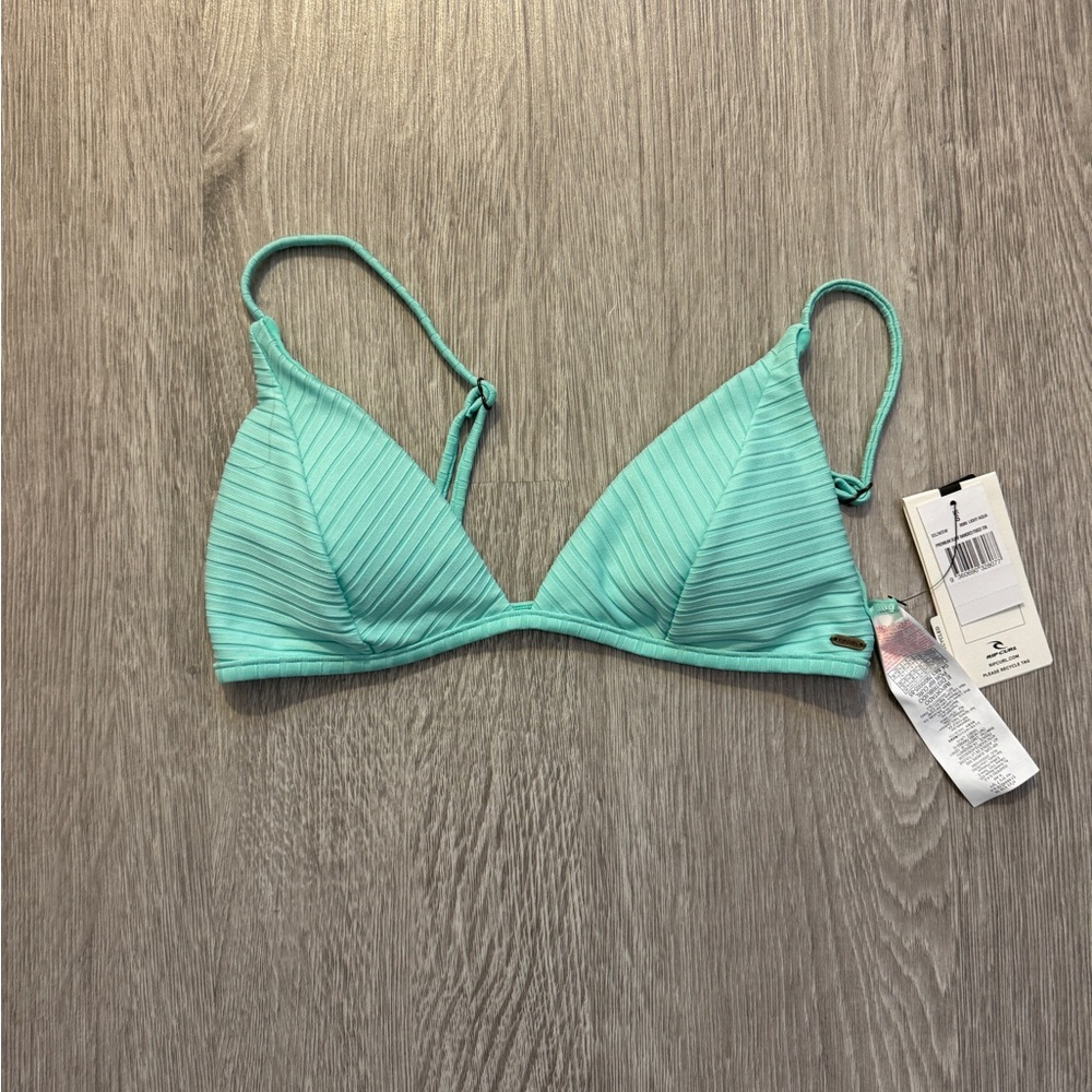 Rip Curl Premium Surf Fixed Triangle Bikini Choose black, blue, white, or teal - Picture 7 of 11